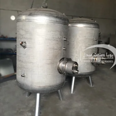راکتور استیل 500 لیتری تک جداره