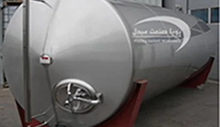 مخزن استیل تک جداره