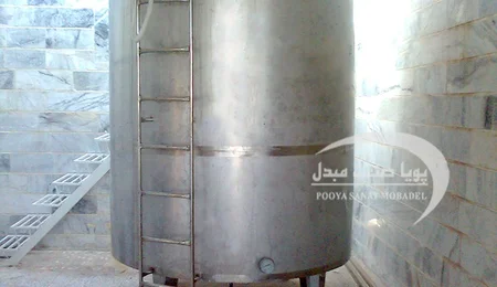 مخزن استیل 5000 لیتری دو جداره