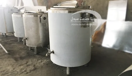 پاتیل استیل پخت شیر 300 لیتری