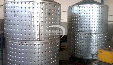 مخزن سه جداره استیل 5000 لیتری
