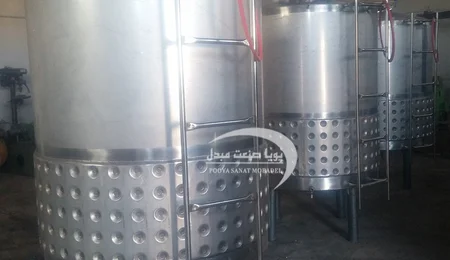 مخزن استیل 2000 لیتری دو جداره